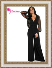 Load image into Gallery viewer, Dear Lover - Mesh Sleeves Jumpsuit