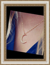 Load image into Gallery viewer, MOON Pendant  Statement Necklace