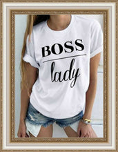 Load image into Gallery viewer, FASHION - Casual Bosslady T-shirt Top