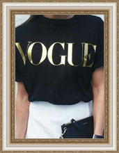 Load image into Gallery viewer, FASHION - Vogue print T Shirt