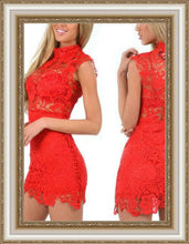 Load image into Gallery viewer, FASHION - Lace ELEGANT Pencil Dress