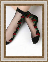 Load image into Gallery viewer, Lace Elegance Socks 1-Pair
