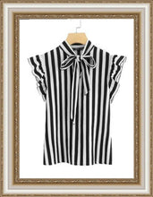 Load image into Gallery viewer, Lace Striped TOP
