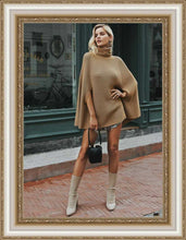 Load image into Gallery viewer, SIMPLEE -  Knitted turtleneck pullover