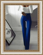 Load image into Gallery viewer, HIGHWAIST-Fashion Solid Elasticity Leggings Bell-bottoms Pants