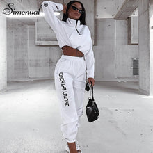 Load image into Gallery viewer, FASHION - Sporty Active Wear 2-Piece Top And Pants Set