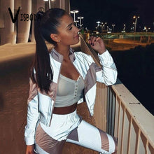 Load image into Gallery viewer, FASHION-  Tracksuits 2 Piece Set Reflective
