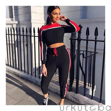 Load image into Gallery viewer, FASHION - Women&#39;s Tracksuit Tights Sportswear Fitness Suit