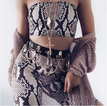 Load image into Gallery viewer, FASHION - Snake Skin Print Two Piece set