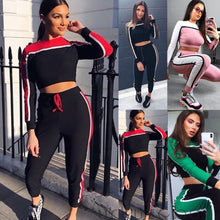Load image into Gallery viewer, FASHION - Women&#39;s Tracksuit Tights Sportswear Fitness Suit