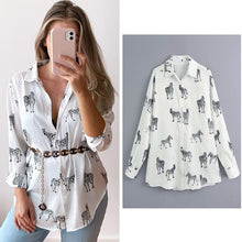 Load image into Gallery viewer, FASHION - Elegant Satin Blouse