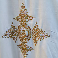 Load image into Gallery viewer, FASHION- Greek Gold Embroidery Sarong Beachwear