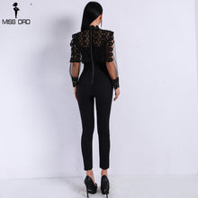 Load image into Gallery viewer, Miss ORD - Lace See Through Mesh Jumpsuit