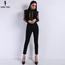 Load image into Gallery viewer, Miss ORD - Lace See Through Mesh Jumpsuit