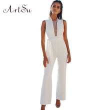 Load image into Gallery viewer, ArtSu - Mesh Transparent Jumpsuit