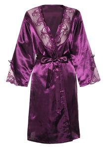 Elegant Satin Kimono