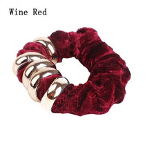 Load image into Gallery viewer, Velvet Hair Scrunchie