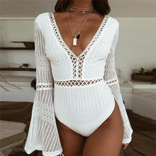 Load image into Gallery viewer, Deep V Neck - Bodysuit