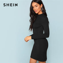 Load image into Gallery viewer, SHEIN - Black Elegant Dress
