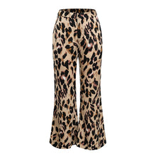 Load image into Gallery viewer, SIMPLEE -  Leopard high waist cargo pants