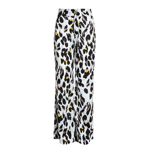 SIMPLEE -  Leopard high waist cargo pants