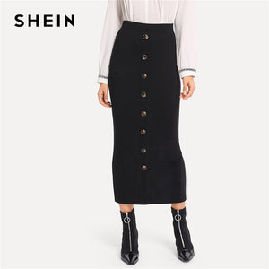 SHEIN - Elegant High Waist Pencil skirt