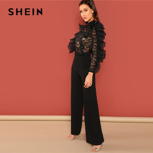 SHEIN - Sheer Lace ELEGANT Jumpsuit