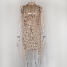 Load image into Gallery viewer, ELEGANT- Tassel Cloak Sleeve Party Dress