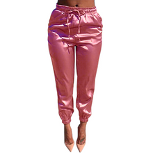 Load image into Gallery viewer, FASHION - High Waist Satin Pants