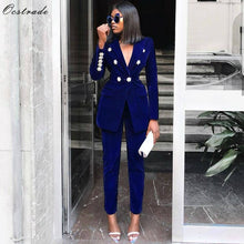 Load image into Gallery viewer, FASHION- Two Piece Set Elegant Office LADY Suit