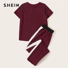 Load image into Gallery viewer, SHEIN - Top and Pants Two Piece Set