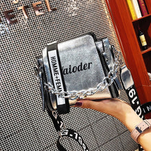 Load image into Gallery viewer, FASHION - Laser Letter Holiday Messenger Bag