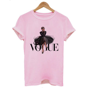 FASHION - T Shirt Vogue print