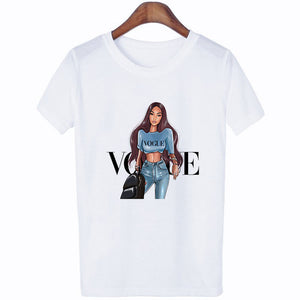 FASHION - T Shirt Vogue print