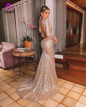 Load image into Gallery viewer, ELEGANT- Sequin Evening Party Dress